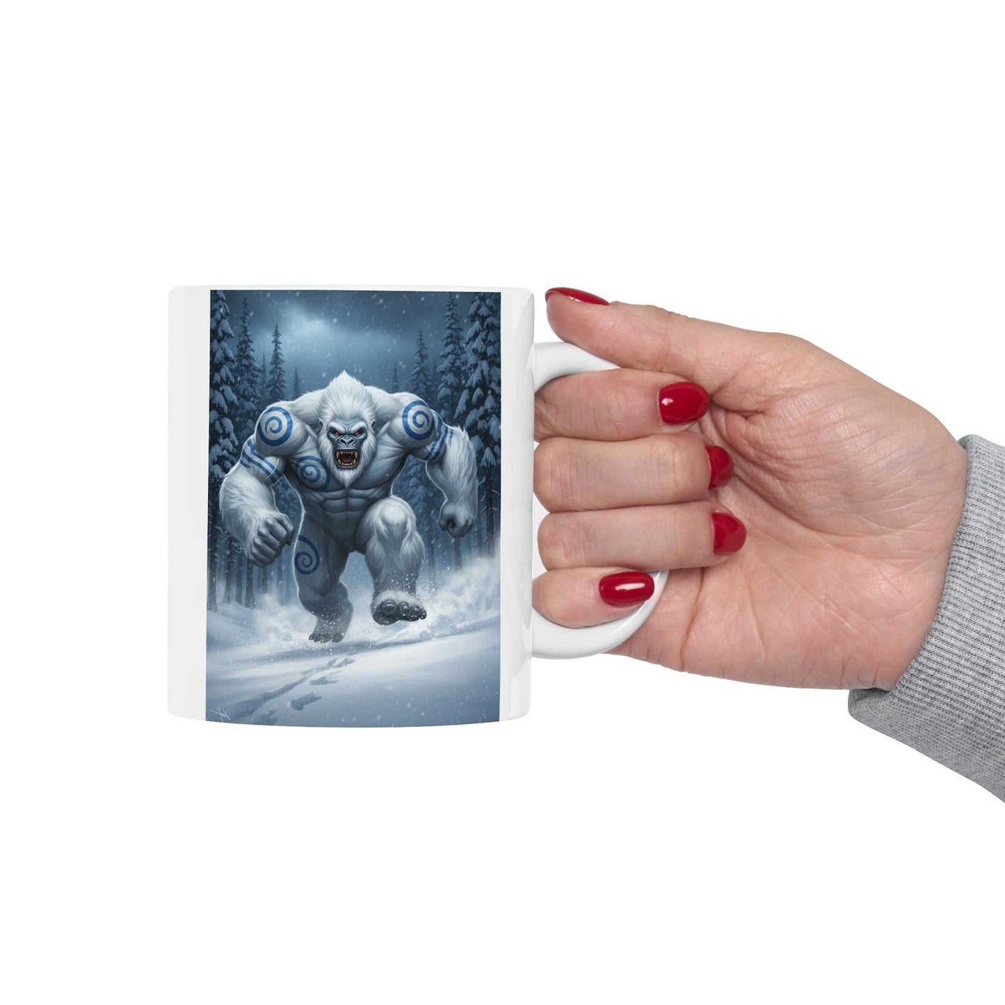 Sasquatch Legendary Cryptid Funny Mug – 11oz White Ceramic Cup