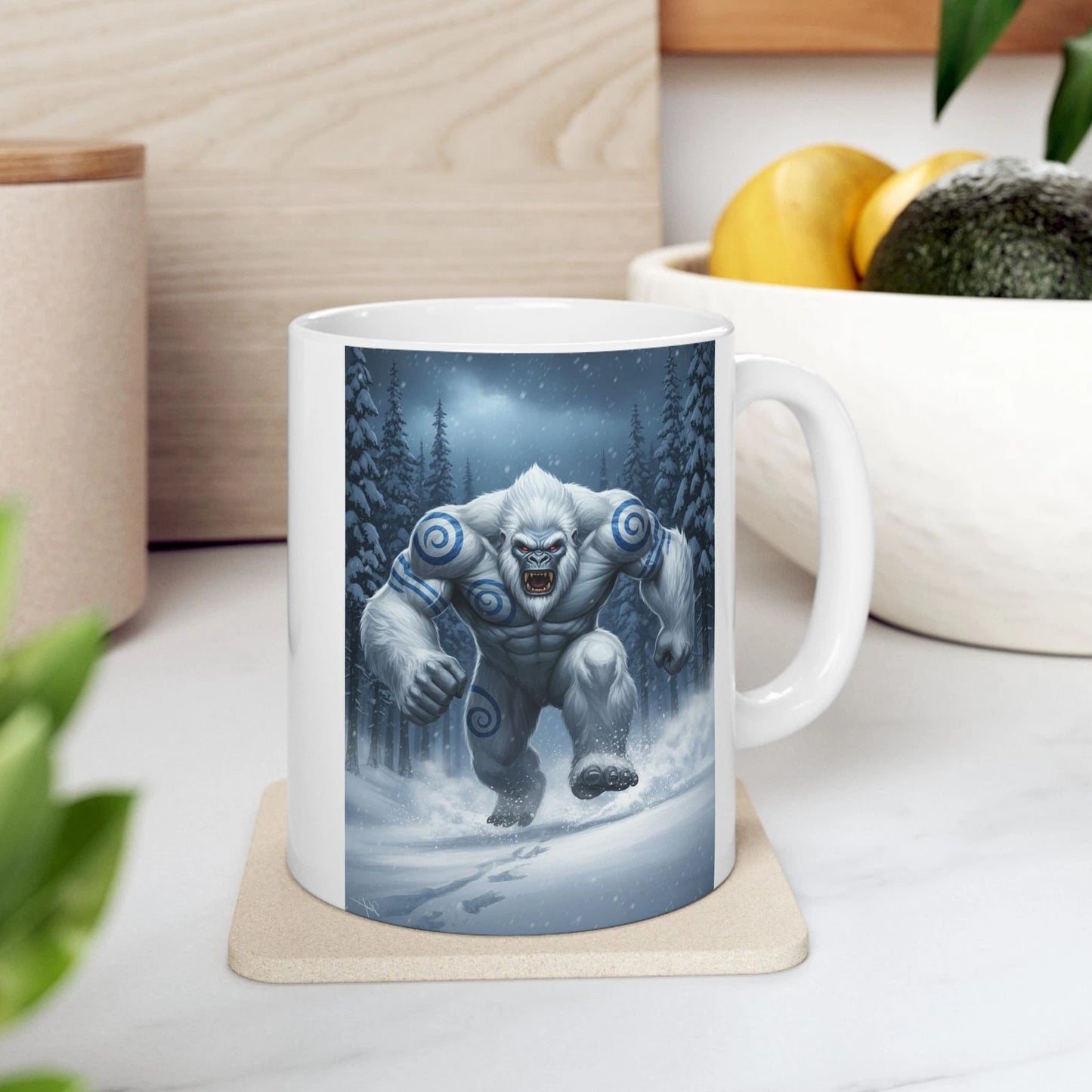 Sasquatch Legendary Cryptid Funny Mug – 11oz White Ceramic Cup