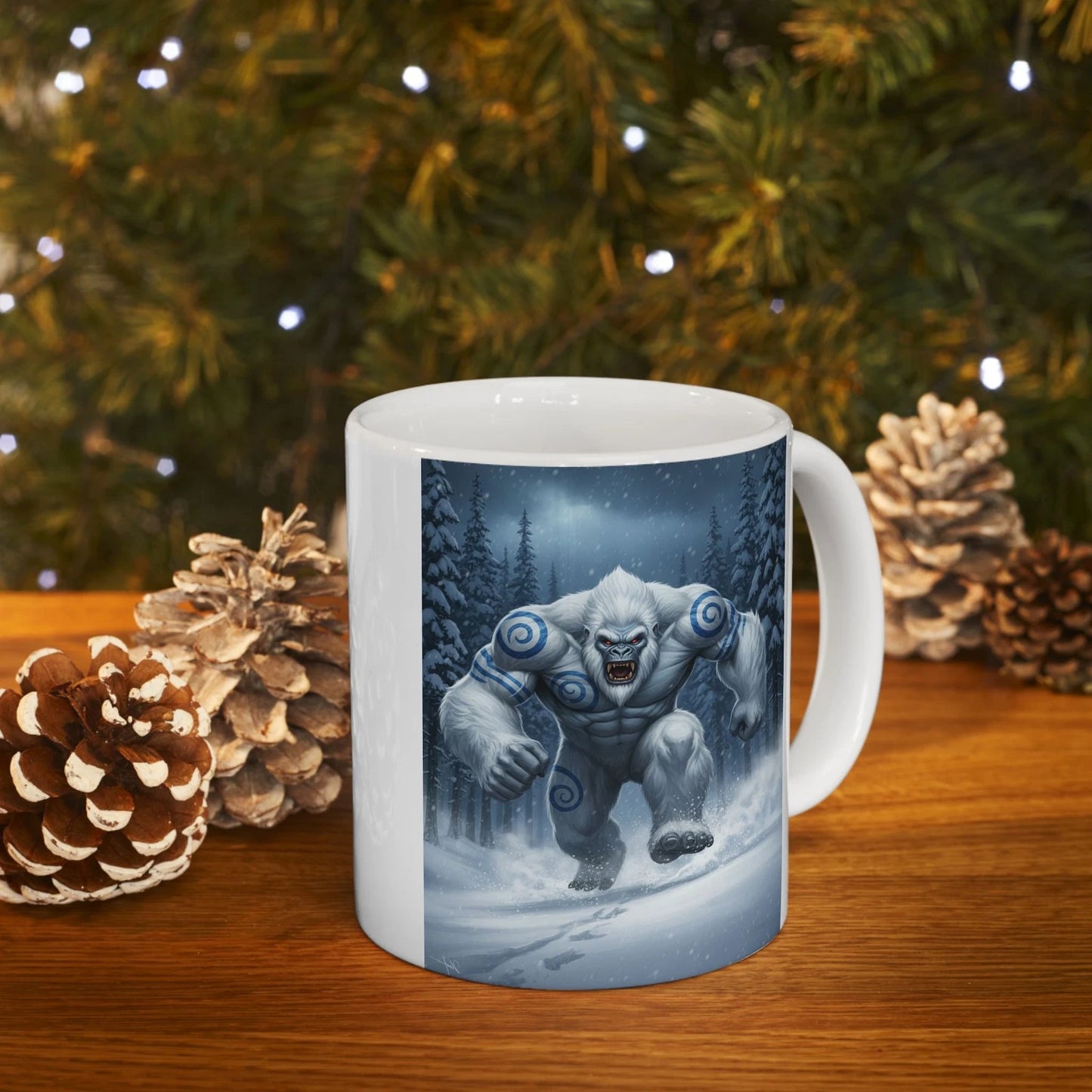 Sasquatch Legendary Cryptid Funny Mug – 11oz White Ceramic Cup